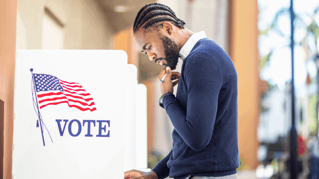 black man voting
